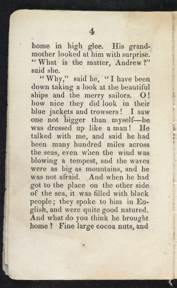 Scan 0006 of The sailor boy, or, The first and last voyage of little Andrew