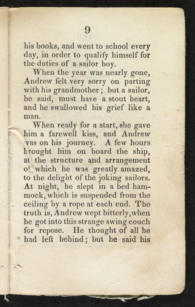 Scan 0011 of The sailor boy, or, The first and last voyage of little Andrew