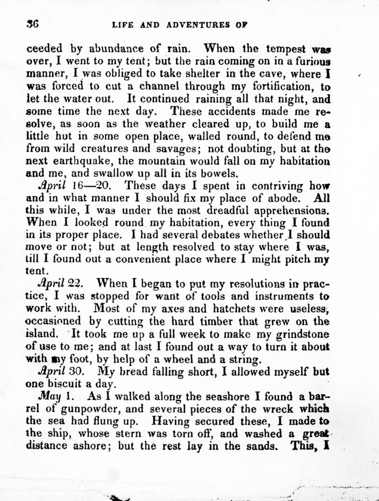 Scan 0038 of Life and surprising adventures of Robinson Crusoe, of York, mariner