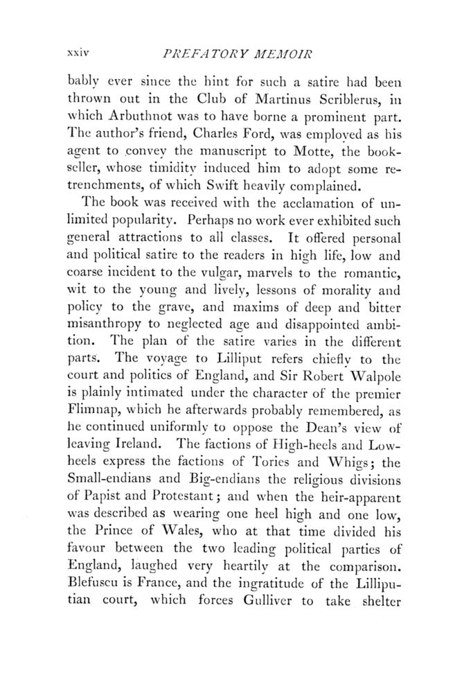 Scan 0026 of Travels into several remote nations of the world by Lemuel Gulliver, first a surgeon and then a captain of several ships, in four parts ..