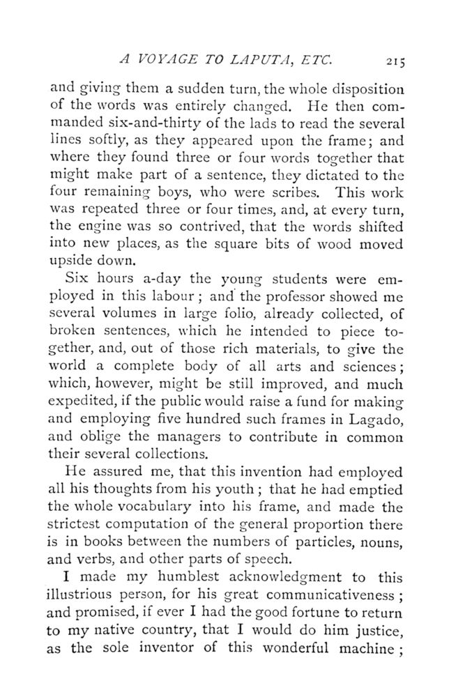 Scan 0264 of Travels into several remote nations of the world by Lemuel Gulliver, first a surgeon and then a captain of several ships, in four parts ..